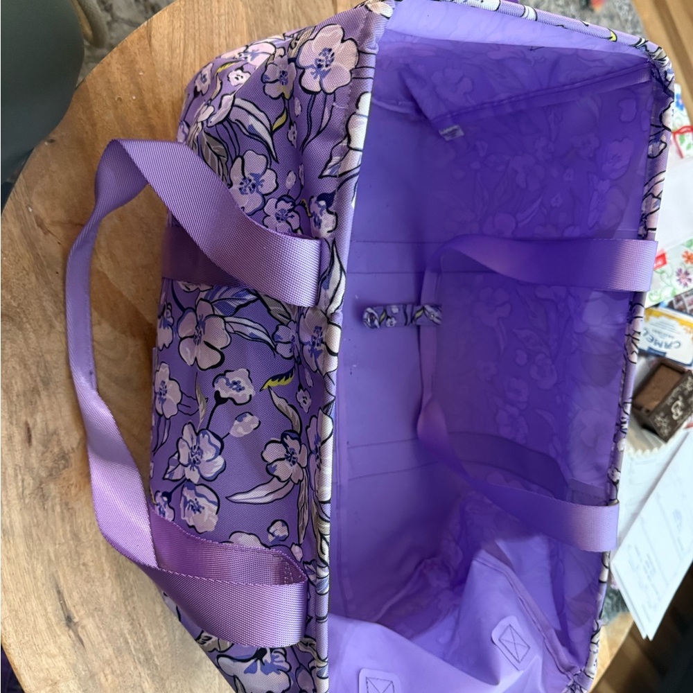 Vera BradleyFloral Purple Utility Tote